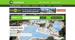 Desktop Screenshot of campingfrance.com