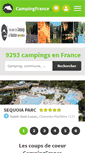 Mobile Screenshot of campingfrance.com